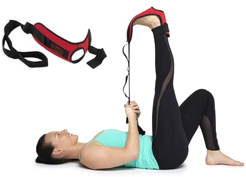 OPTP The Original Stretch-EZ, Top Choice Plantar Fasciitis Stretcher, Hamstring Stretch Strap and Achilles Tendon Stretcher, Stretching Strap for Physical Therapy. Made in the USA