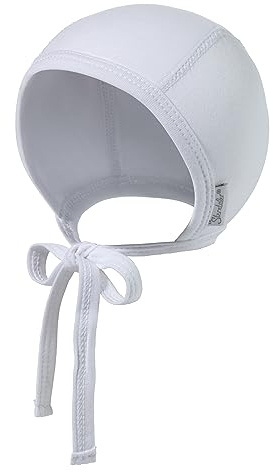 Sterntaler Gorrita Unisex con Cinta, Edad: Desde 0 Meses, Tamaño: 35, Blanco