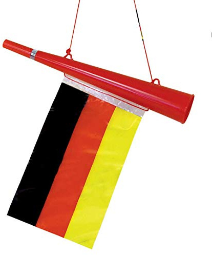 KarnevalsTeufel Deutschland Fanhupe mit Fahne für EM & WM