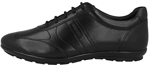 Geox Herren U Symbol Oxfords, Schwarz, 39 EU