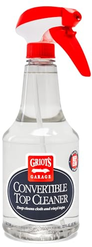 Griot's Garage Convertible Soft Top Cleaner Spray for Vinyl and Cloth Fabric, Car Detailing Supplies and Cleaning Products, 22 Oz, 10855