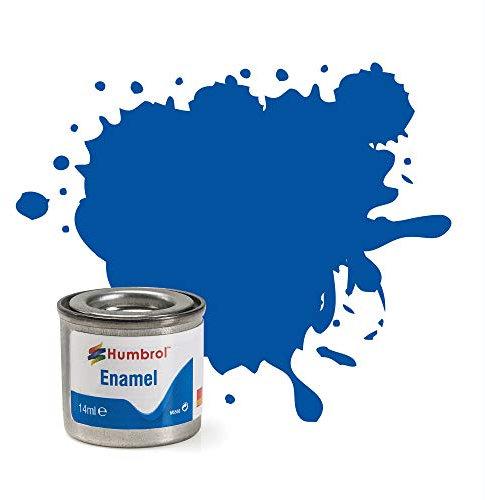 Humbrol Enamel Paint 14ML No 14 French Blue - Gloss