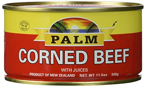Palm Corned Beef - Premium Quality from New Zealand - 4 x 11.5 oz (326 g) (NEW)