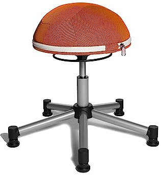 Topstar Rollhocker Sitness Half Ball orange