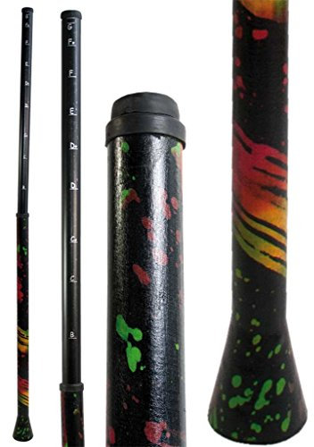 Slidedidgeridoo aus PVC stimmbar von B bis F Länge zusammengeschoben nur 97 cm bühnentauglich besonders Flexibilität Reise Travel