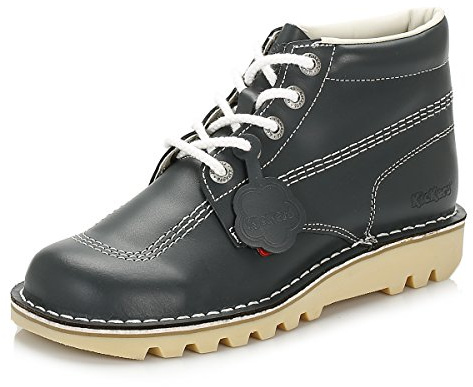 Kickers Men's Kick Hi Classic Ankle Boots | Extra Comfortable | Added Durability | Premium Quality, Navy Natural, 7