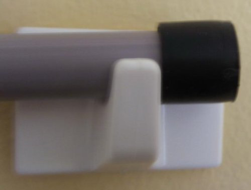 Holland Plastics Self Adhesive Hooks - MS51-Square Shaped-Ideal For Tube Type Blind/Fly Curtain/Strip Blind