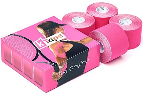 K-Tape® Red Box of 4 (4 rullar med 5 cm x 5 m vardera) [röd]