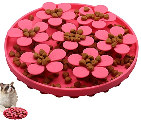 Générique Coussin à lécher en Silicone pour Animaux de Compagnie, Tapis d'alimentation pour Chien et Chat, Tapis à lécher, Bol pour Chien à Alimentation