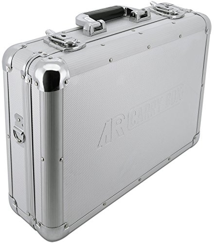 AR Carry Box®, valigetta in alluminio portautensili, vuota (L x P x A) 450 x 320 x 175 mm, colore: alluminio e argento