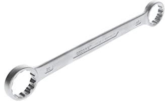 GEDORE Doppelringschlüssel, SW 46+50 mm, gerade, flach, dünn, 12-kant, UD-Profil, Schraubenschlüssel, 4 46x50