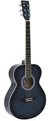DIMAVERY AW-303 Westerngitarre blauburst | Western-Gitarre 4/4