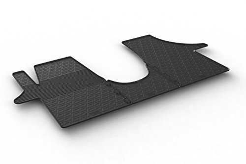 Satz Gummimatten kompatibel mit Volkswagen Transporter T5 2003-2015 & T6 2015-2020 (TK Profil 3-teilig)