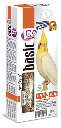 LOLO Pets Lolo 2 Barritas Nueces 90 Grs, Ninfas 137.5 g