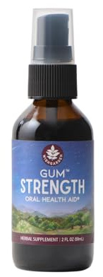 WishGarden Herbs Gum Strength Oral Health Aid - Natural Oral Gum Rinse Supplement for Adults with Myrrh & Usnea, Gum Health Mouthwash Supports Healthy Inflammatory Response and Oral Microbiome, 2oz