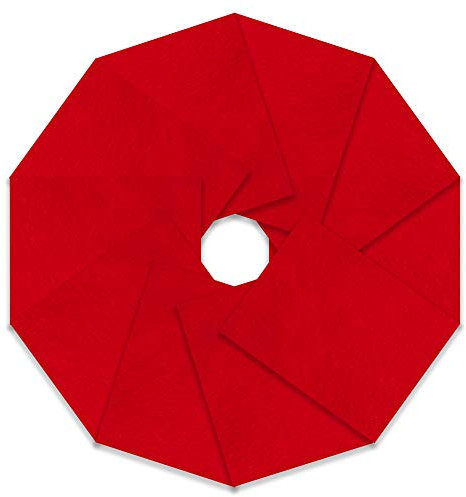 Trimits Hantverk filt, 10-pack, röd, 23 x 30 cm