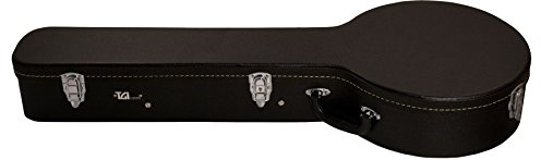 TGI 5-strängad banjofodral. Träskal hårt fodral. Svart