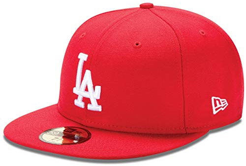 New Era Los Angeles Dodgers MLB Basic Red 59Fifty Basecap - 7 1/2-60cm (XL)