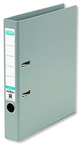 Elba Premium Akten-Ordner A4, smart Pro plus, 5 cm schmal, Kunststoff Ordner, grau, 1 Stück