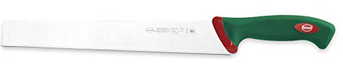 Sanelli Premana Professional Coltello Salato, Acciaio Inossidabile, Verde/Rosso, 30 cm