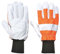 Portwest Kettensägen-Schutzhandschuh (Klasse 0), Größe: L, Farbe: Orange, A290ORRL