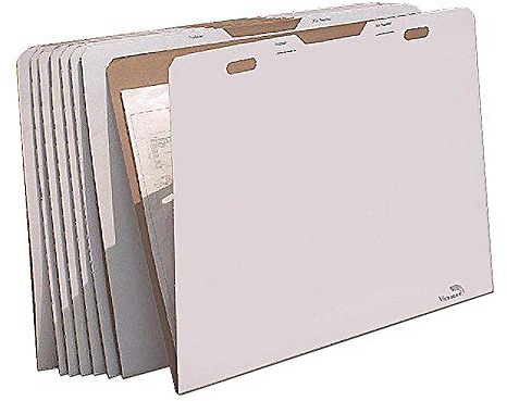 AOS Flat Storage File Folders - Stores Flat Items up to 30 x 42, Pack of 8