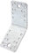 Alberts 848361 Winkelverbinder | 135° abgewinkelt | sendzimirverzinkt | 90 x 90 x 65 mm | 25er Set