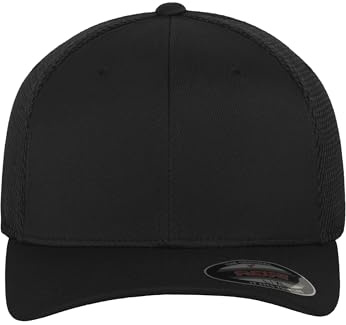 Flexfit Erwachsene Mütze Tactel Mesh, Black, L/XL, 6533