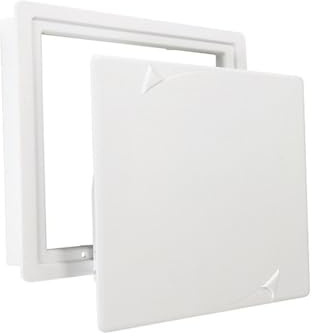 trappe de visite - 28 x 24 - en pvc - blanc - nicoll 1tv24