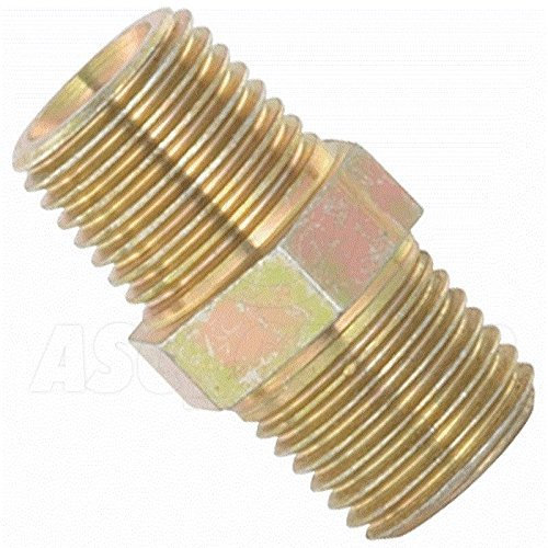 PCL Double Union Nut R 1/4 Male Thread Air Hose Fitting - Air Line - HC6560