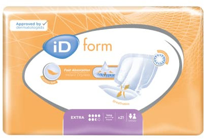 ID Expert Form Extra Shaped Incontinence Pads (Anti Leak Cuffs)(21)