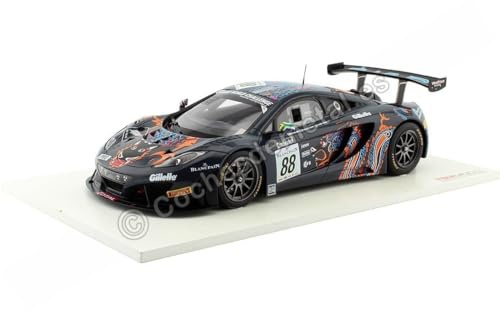 Truescale Miniatures - Tsm141823r - Véhicule Miniature - Modèle À L'échelle - Mclaren Mp4-12c Gt3 - Spa - 2013 - Echelle 1/18