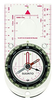 SUUNTO Linealkompass M-3 GLOBAL, 360-Grad-Einteilung, Gobal Balancing System, transparente Bodenplatte, Kordel