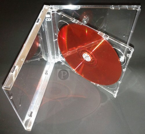 Jewel CD Cases DOUBLES 5.2mm Clear Tray(10)