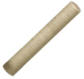 Nobby sisalpelare, beige L: 60 cm ø 9 cm, M10, 1 styck