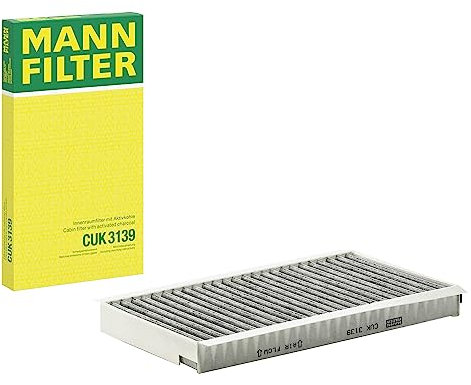 MANN-FILTER CUK 3139 Innenraumfilter/Kabinenluftfilter - Pollenfilter mit Aktivkohle - für Pkw + Transporter