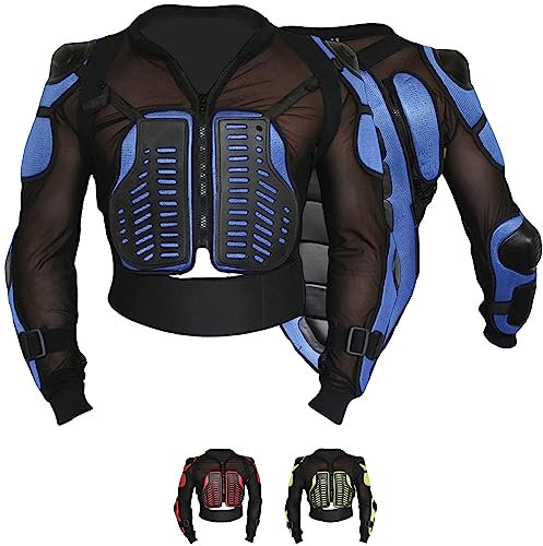German Wear, Protektorenjacke Motorrad Motocross Skatebording Protektoren Armour KörperPanzer Größe: 56/XXlL