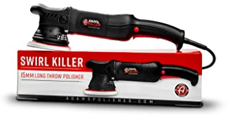 Adam's Polishes Swirl Killer 15mm Car Polisher - Buffer Polisher Dual Action Machine | Use W/Car Polish, Polishing Compound, or Car Scratch Remover | Detailing Car Wash Clay Bar Ceramic Coating