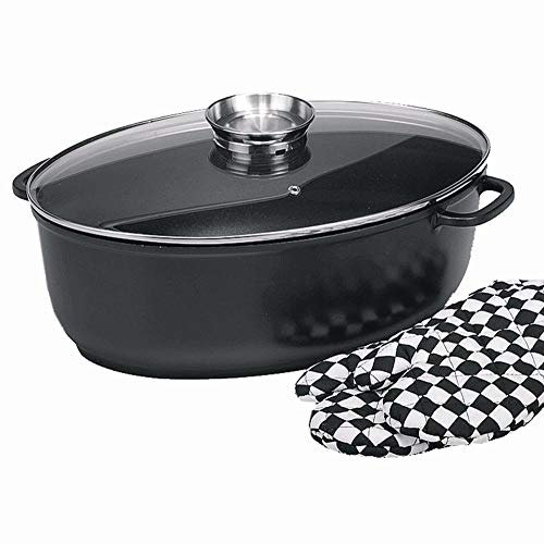 Krüger Gänsebräter, Aluguss, Schwarz