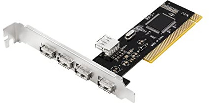 LogiLink USB 2.0 PCI-Schnittstellenkarte mit 4X externen Ports & 1x internen Port