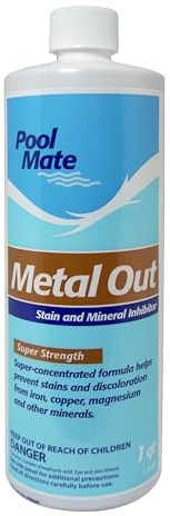 Pool Mate 12550 Mineral ute och fläckborttagare för simbassänger, 1 kvart