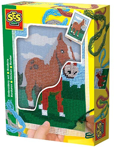 Ses - 00867 - Loisir Créatif - Set de Broderie Cheval