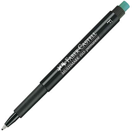 Faber-Castell 151399 - Marker Multimark F, permanent, schwarz, 1 Stück