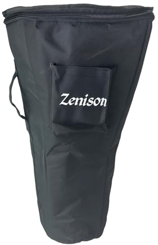 Deluxe PADDED DJEMBE Latin Drum Carry Case Gig BAG - BLACK percussion gear New