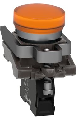 Schneider Electric - Harmony XB4 - voyant lumineux DEL - Ø22 - orange - 230V - vis étrier - XB4BVM5