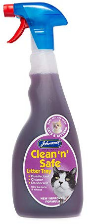 Johnsons Clean and Safe Litter Tray Disinfectant, 500 ml