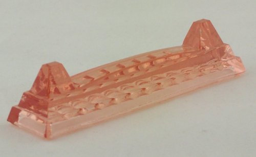 Messerbänkchen aus Glas in rosé