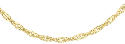 CARISSIMA dam 9k (375) guld 1,2 mm diamantslipning vridning pansarkedja e Gult guld, colore: Gult guld, cod. 1.13.0464