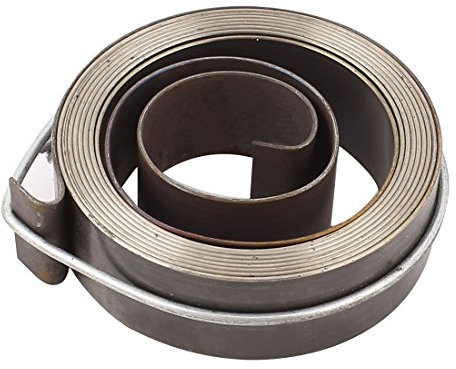 uxcell a15060100ux0268 Gray 16mm Width Winding Hose Cable Reel Drum Spring