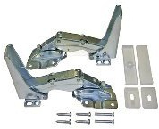 Bauknecht Whirlpool Türscharnierset, Türscharnierkit für oben und unten für Kühl- und Gefrierschrank auch Philips - Nr.: 481231018626